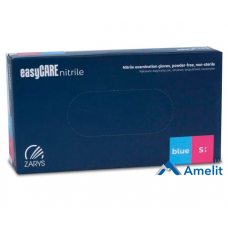 Рукавички нітрилові easyCARE, без пудри,"S" блакитні (ZARYS), 50 пар/пак. Рукавички нітрилові easyCARE, без пудри,"S" блакитні (ZARYS), 50 пар/пак.